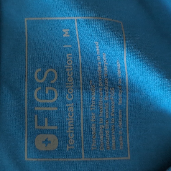 Figs Men's Scrub Set Alps Blue Size Medium - Picture 4 of 4